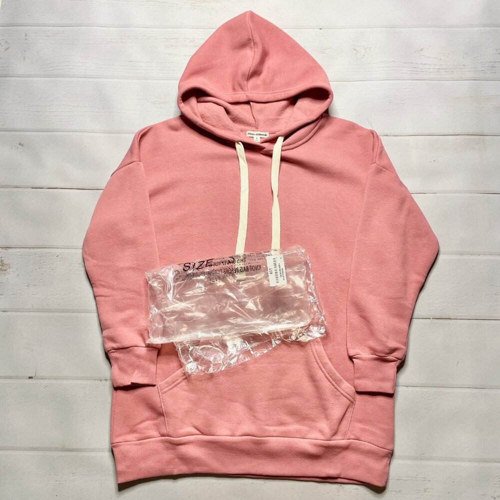 NEW - Zenana Outfitters - Women’s Pink Hoodie - Size Small